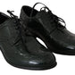 Elegant Green Brogues Oxford Wingtip Flats