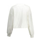White Cotton Women Sweater