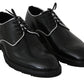 Elegant Black & White Leather Dress Shoes