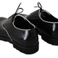 Elegant Black & White Leather Dress Shoes