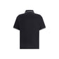 Black Cotton Polo T-Shirt