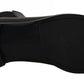 Elegant Black Derby Leather Boots