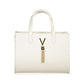 Bianco Polyurethane Women Bag