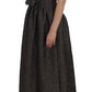 Elegant Gray Sheath Full-Length Dress Gown
