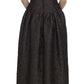 Elegant Gray Sheath Full-Length Dress Gown