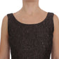 Elegant Gray Sheath Full-Length Dress Gown