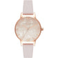 Multicolor Artificial Leather Dress Watch