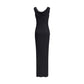 Draped jersey long Dress