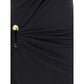 Draped jersey long Dress