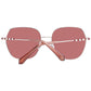 Rose Gold Metal Sunglasses