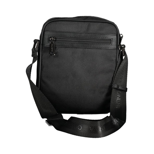 Black Fabric Men's Shoulder Bag