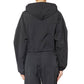 Black Nylon Jackets & Coat