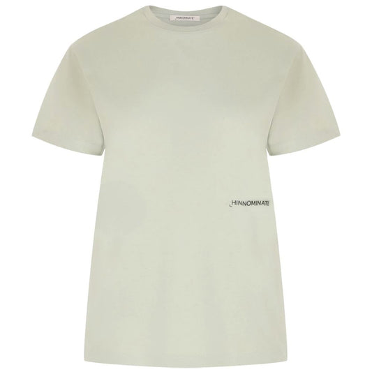 Green Cotton Women T-Shirt