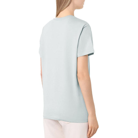 Gray Cotton Women T-Shirt