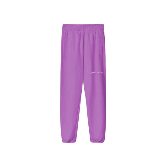 Purple Cotton Women Trouser
