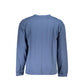 Blue Cotton Men Sweater