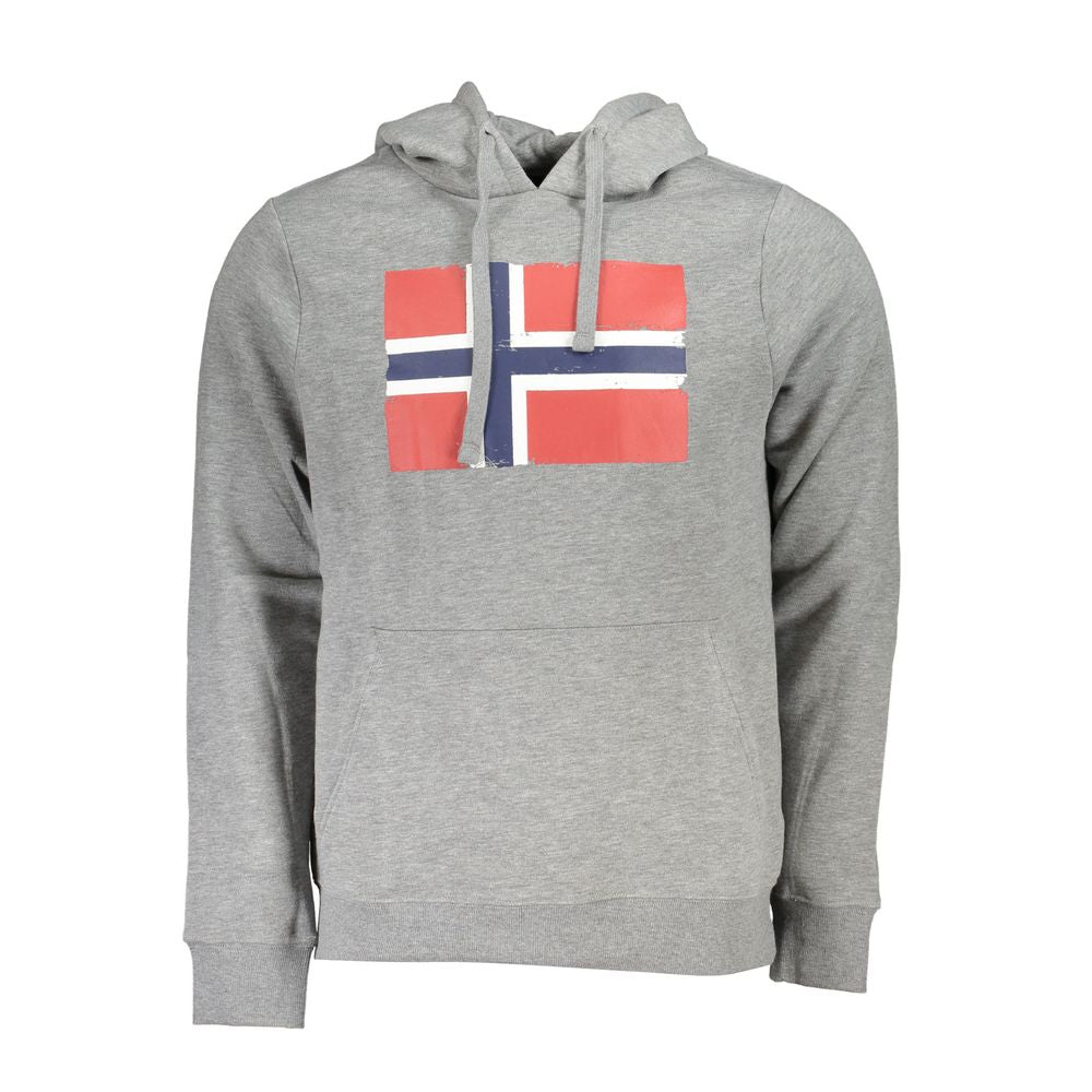 Gray Cotton Men Sweater