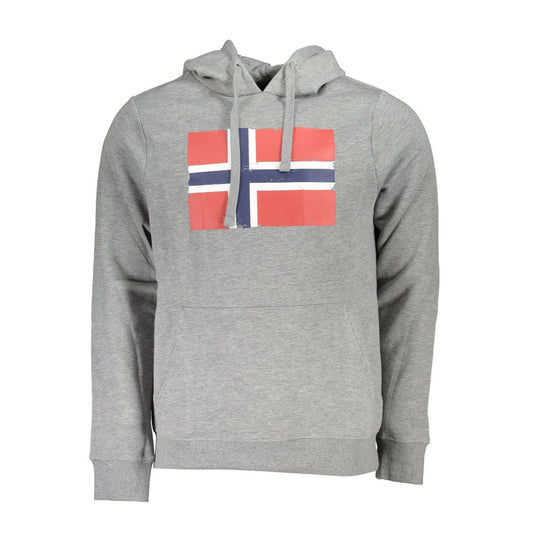 Gray Cotton Men Sweater