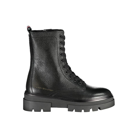 Black Polyester Ankle