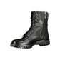 Black Leather Women Boot