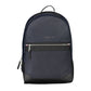 Blue Polyester Men Backpack