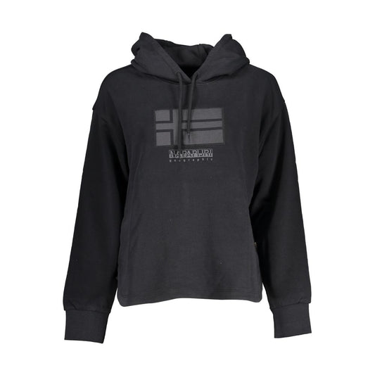 Black Cotton Women Sweater