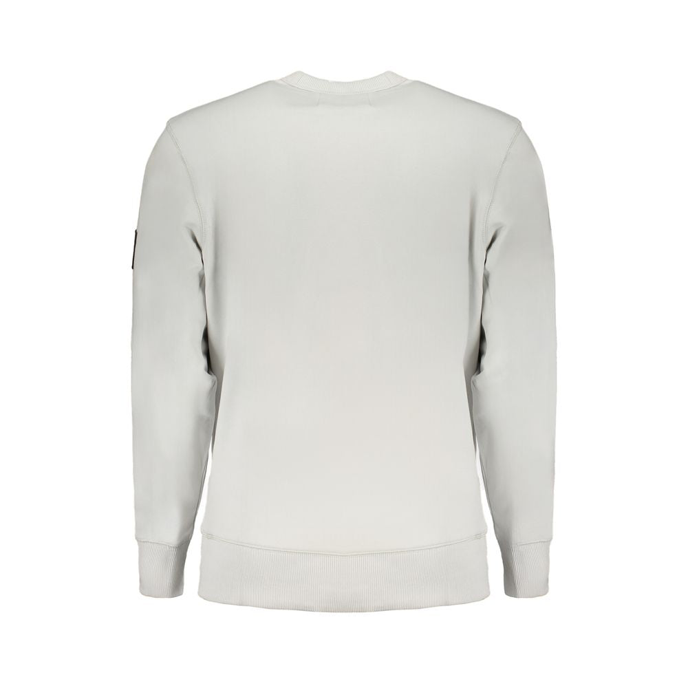 Gray Cotton Men Sweater