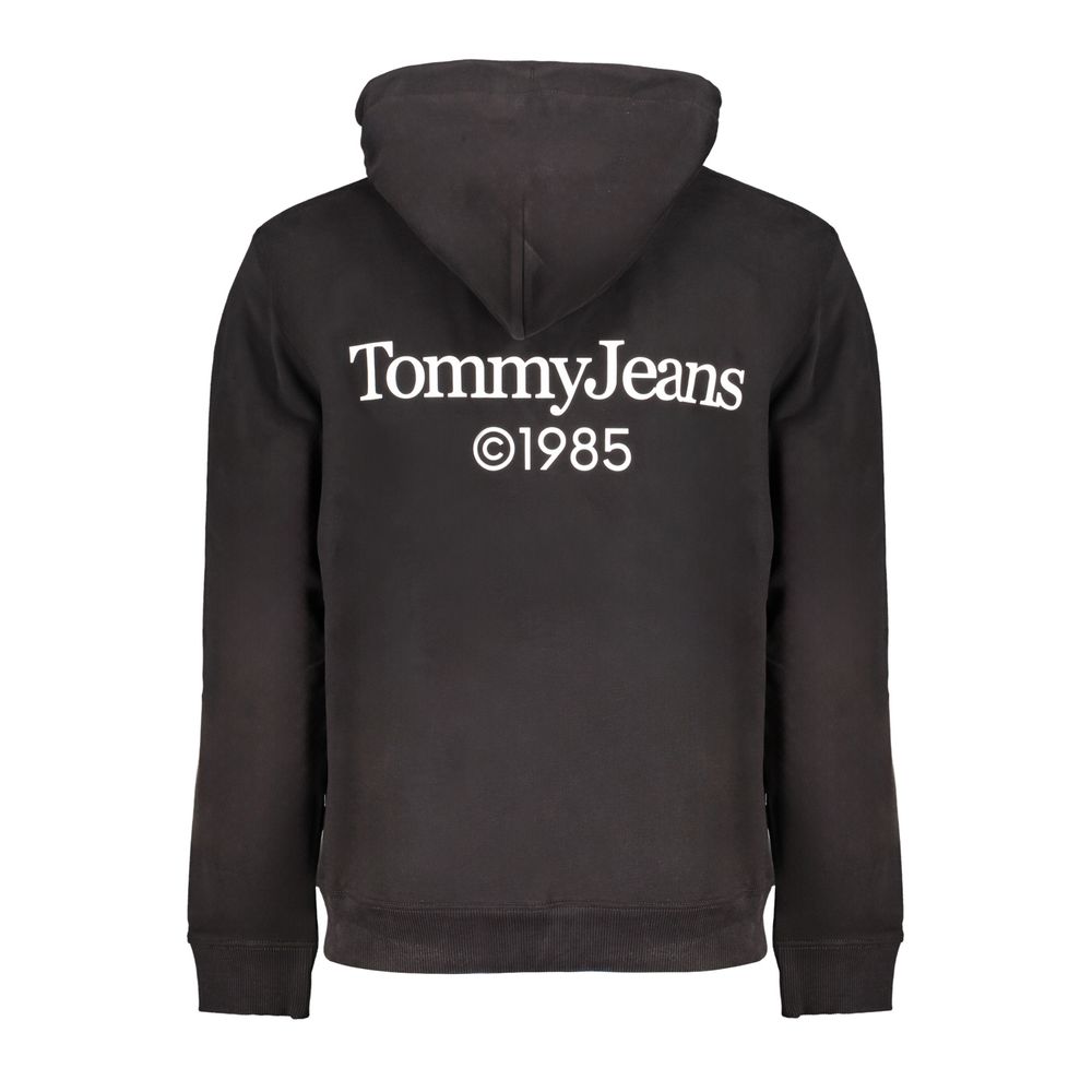 Black Cotton Men Sweater