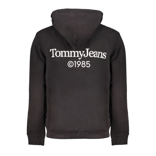 Black Cotton Men Sweater