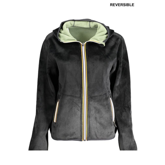Black Polyester Women Sweater
