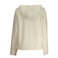 Beige Polyester Women Hoodie