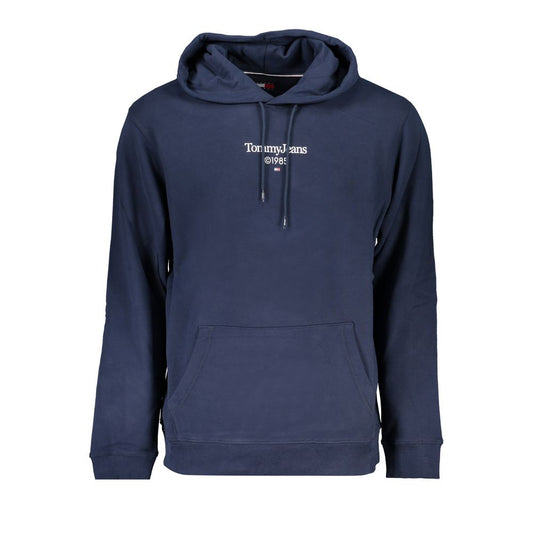 Blue Cotton Men Sweater