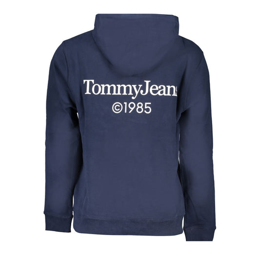 Blue Cotton Men Sweater