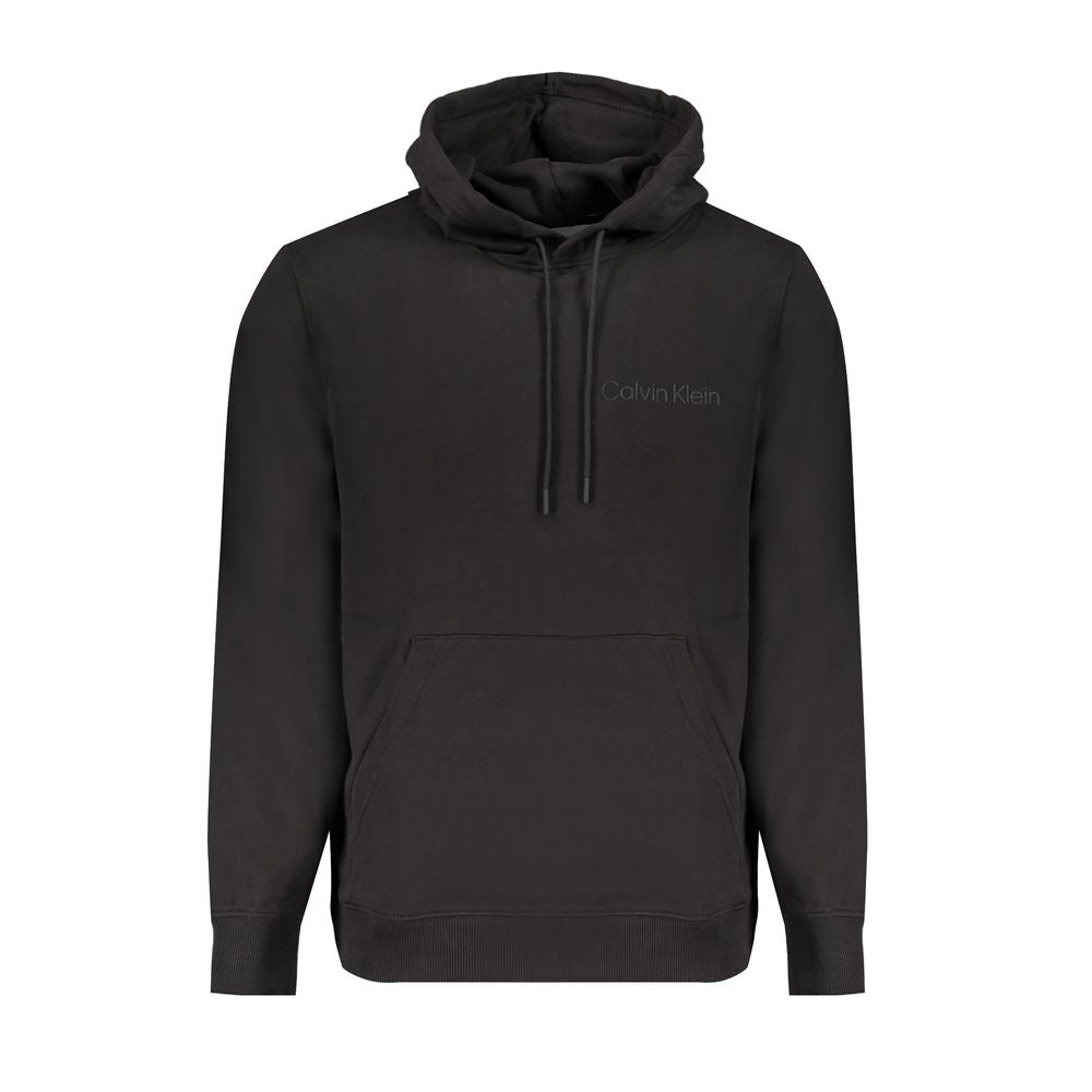 Black Cotton Men Sweater