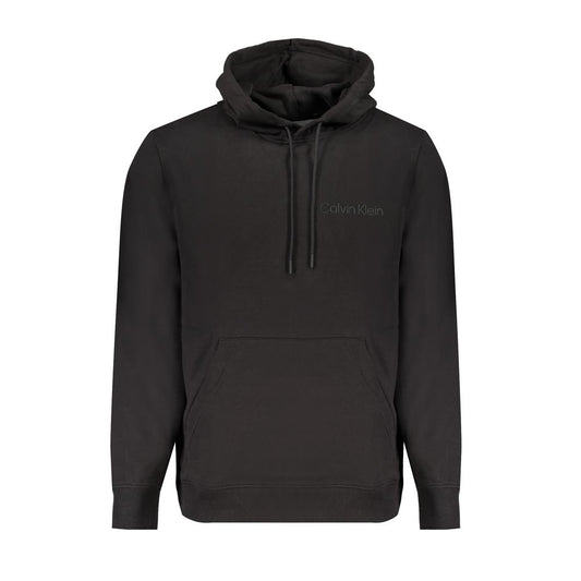Black Cotton Men Sweater