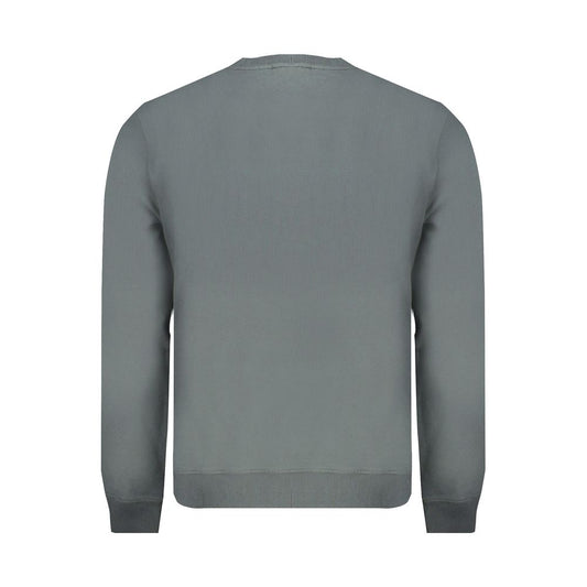 Green Cotton Men Sweater
