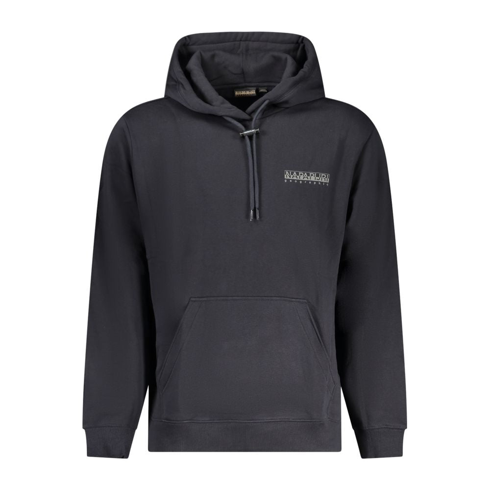 Black Cotton Men Sweater