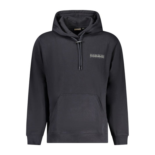 Black Cotton Men Sweater