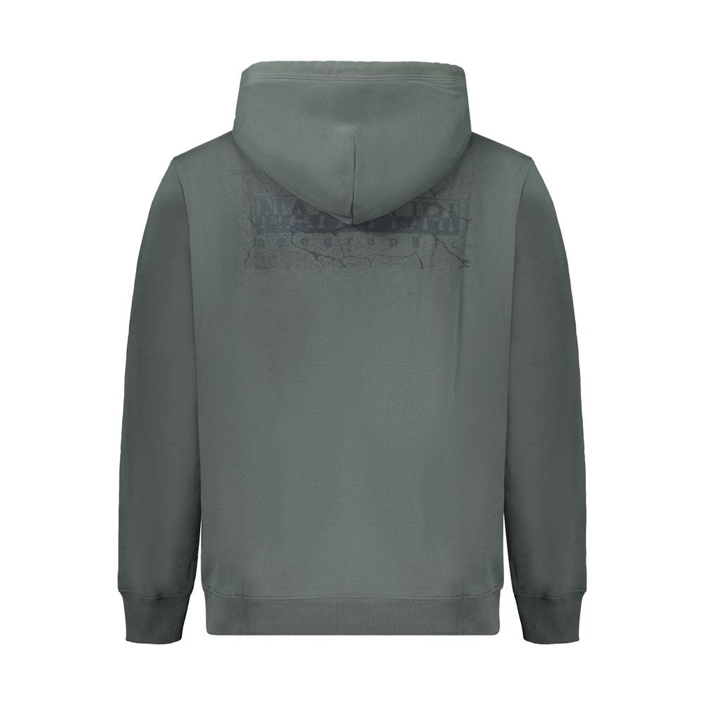 Green Cotton Men Sweater