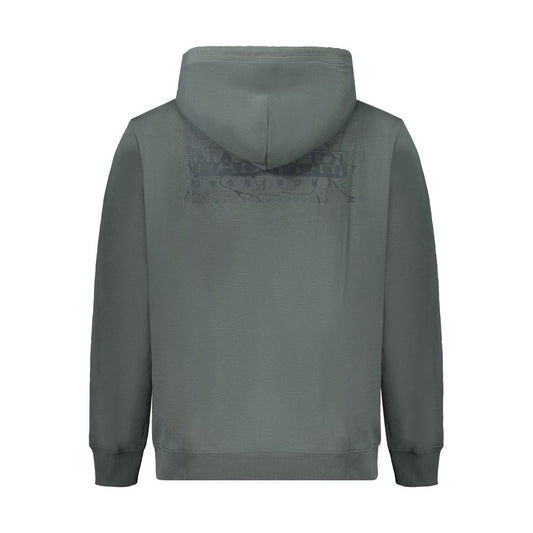 Green Cotton Men Sweater