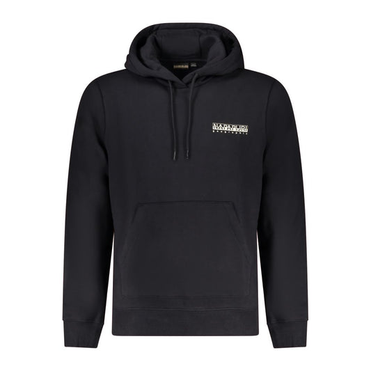 Black Cotton Men Sweater