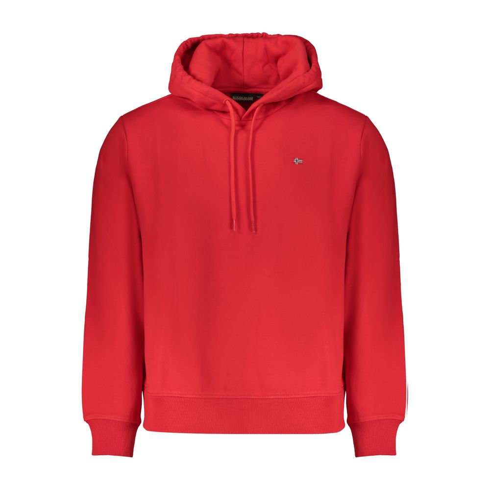 Red Cotton Men Sweater