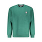 Green Cotton Men Sweater
