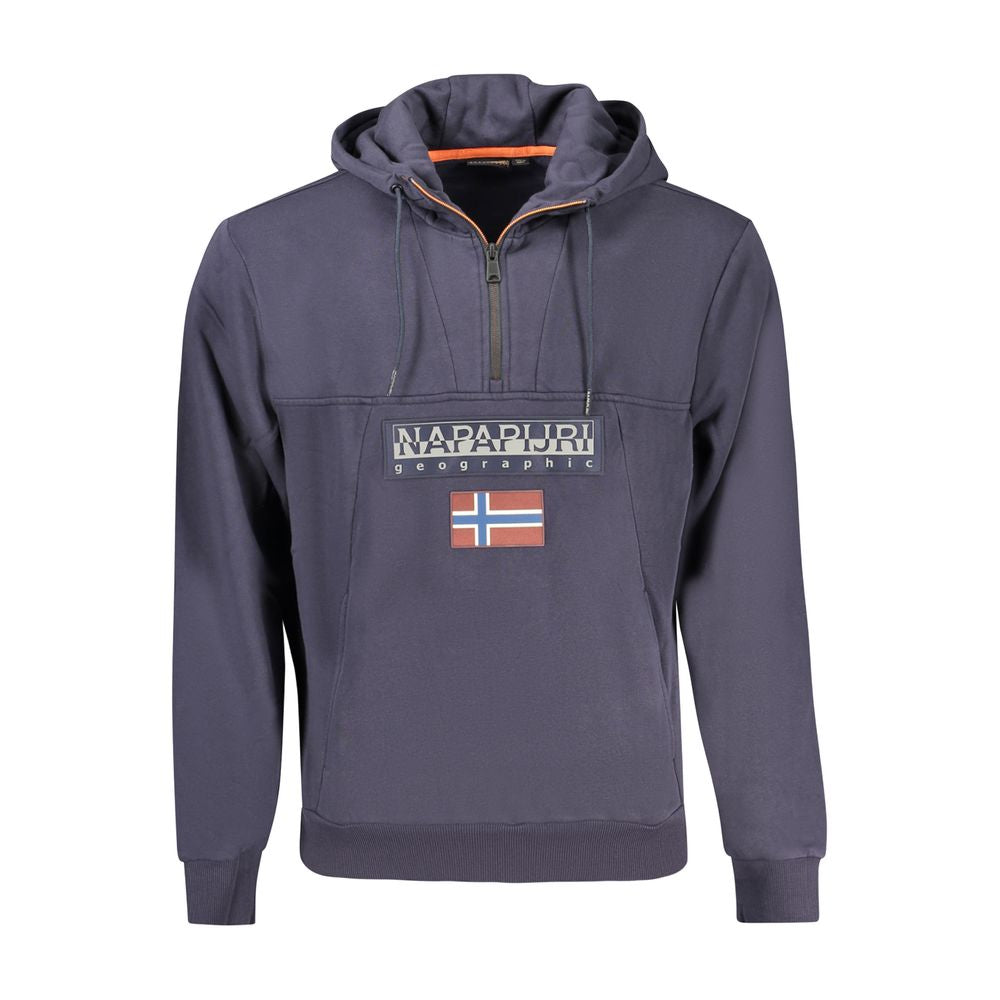 Blue Organic Cotton Men Sweater