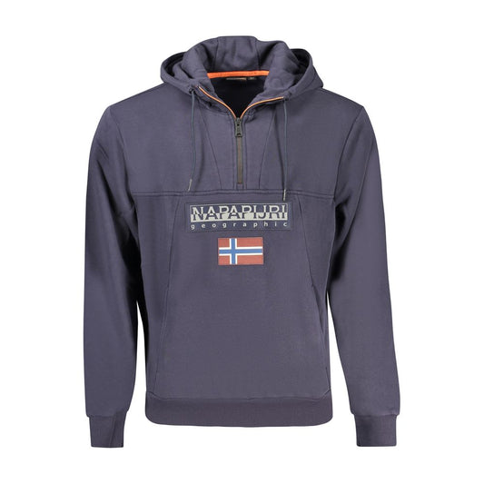 Blue Organic Cotton Men Sweater