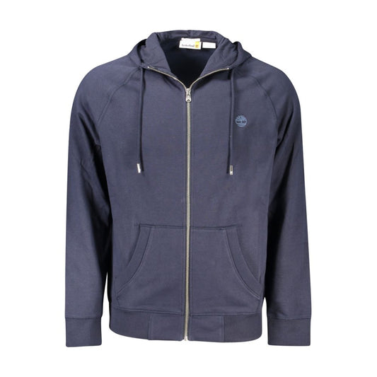 Blue Cotton Men Sweater