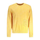 Yellow Cotton Men Sweater
