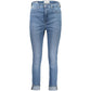 Blue Cotton Women Jeans