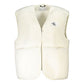 White Polyester Women's Coat
