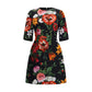 Multicolor Cotton Casual Dress